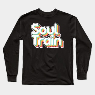 Soul Train Colorful Long Sleeve T-Shirt